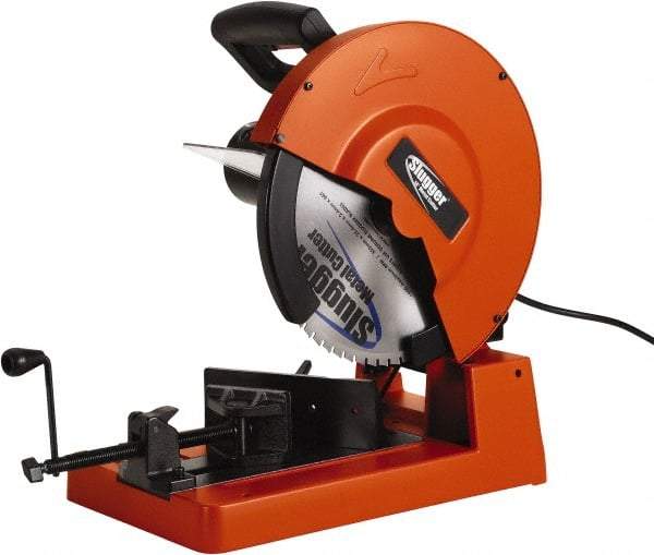 Fein - 14" Blade Diam, 1" Arbor Hole, Straight Chop & Cutoff Saw - 1,300 RPM, 120 Volts, 1 Phase - All Tool & Supply