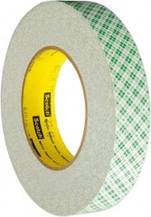 3M - 2" x 36 Yd Rubber Adhesive Double Sided Tape - 9 mil Thick, Paper Liner, Series 401M - All Tool & Supply