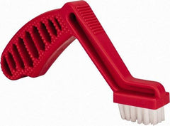 3M - 6 Rows x 4 Columns Parts Brush - 9" OAL, 5/8" Trim Length, Plastic Pistol Handle - All Tool & Supply