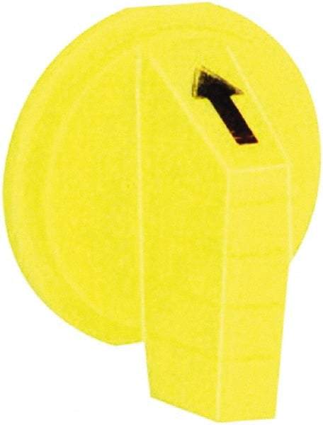 Schneider Electric - 30mm, Yellow, Selector Switch Operating Knob - For Use with Selector Switch - All Tool & Supply