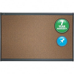 Quartet - 24" High x 36" Wide Cubicle Magnetic - Cork, Includes Mounting Kit - All Tool & Supply