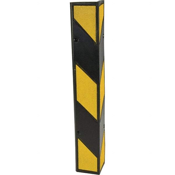 Vestil - 6" Long, Rubber Corner Protectors - Yellow/Black - All Tool & Supply