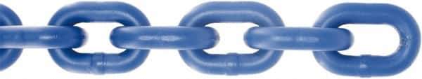 Value Collection - #1/0 Welded Straight Link Coil Chain - 440 Lb Capacity, Plastic Powder Coated Finish - All Tool & Supply