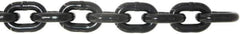 Value Collection - 9/32" Welded Alloy Chain - 3,500 Lb Capacity, Grade 80, 25' Long, Black Lacquer Finish - All Tool & Supply