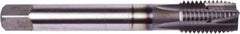 Union Butterfield - M16x2.00 Metric Coarse, 4 Flute, TiCN Finish, Powdered Metal Spiral Point Tap - Plug Chamfer, Right Hand Thread, 110mm OAL, 27mm Thread Length, 0.48" Shank Diam, 6H Class of Fit, Series 1675 - Exact Industrial Supply