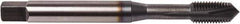 Union Butterfield - M5x0.80 Metric Coarse, 3 Flute, TiCN Finish, Powdered Metal Spiral Point Tap - Plug Chamfer, Right Hand Thread, 70mm OAL, 15mm Thread Length, 0.194" Shank Diam, 6H Class of Fit, Series 1673AP - Exact Industrial Supply