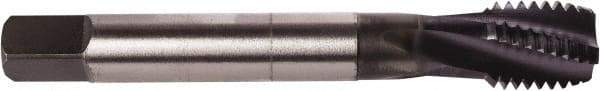 Union Butterfield - 3/4-16 UNF 4 Flute 2B Bottoming Spiral Flute Tap - Powdered Metal, TiAlN Finish, 4.331" OAL, Right Hand Flute, Right Hand Thread, Series 1630AP - Exact Industrial Supply