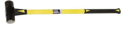 Ability One - 8 Lb Head, 32" Long Sledge Hammer - Steel Head, Fiberglass Handle with Grip - All Tool & Supply