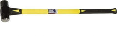 Ability One - 6 Lb Head, 32" Long Sledge Hammer - Steel Head, Fiberglass Handle with Grip - All Tool & Supply