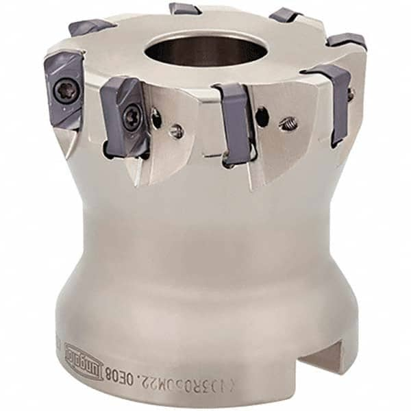 Tungaloy - 2" Cut Diam, 3/4" Arbor Hole, Indexable High-Feed Face Mill - All Tool & Supply