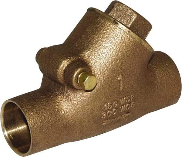 Legend Valve - 3/4" Lead Free Bronze Check Valve - Y-Pattern, C x C Sweat, 300 WOG - All Tool & Supply