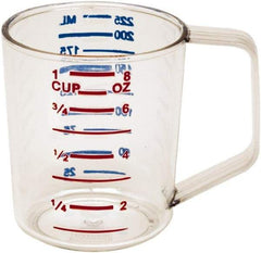 Rubbermaid - 0.25 Quart Polycarbonate Measuring Cup - 25 ml Graduation - All Tool & Supply