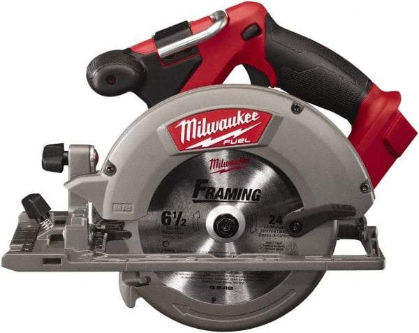 Milwaukee Tool - 18 Volt, 6-1/2" Blade, Cordless Circular Saw - 5,000 RPM, Lithium-Ion Batteries Not Included - All Tool & Supply