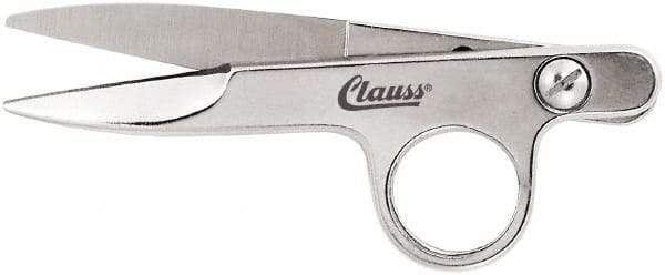 Clauss - 1" Length of Cut, Straight Pattern Thread Snip - 4-1/2" OAL - All Tool & Supply