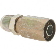 Parker - 2 Piece, 1-1/16-14, Reusable Hose Fitting - 5/8" Hose ID x 3/4" Hose OD - All Tool & Supply