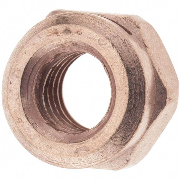 Value Collection - M10x1.50 Steel Washer Hex Nut - 10mm High, Copper Finish - All Tool & Supply