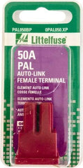 Value Collection - 50 Amp, Automotive Fuse - Red, Littlefuse PAL050 - All Tool & Supply