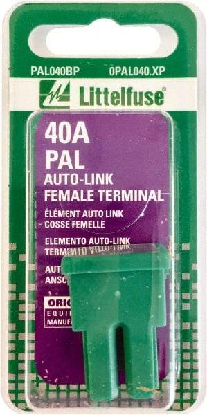 Value Collection - 40 Amp, Automotive Fuse - Green, Littlefuse PAL040 - All Tool & Supply