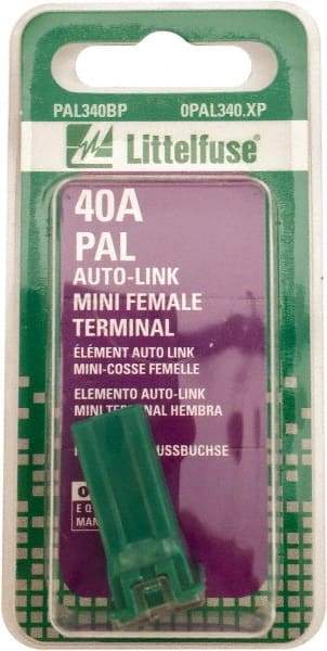 Value Collection - 40 Amp, Automotive Fuse - Green, Littlefuse PAL340 - All Tool & Supply