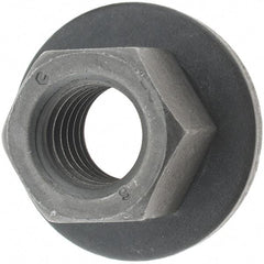 Value Collection - M10x1.50 Washer Hex Nut - 15mm Across Flats, 13mm High, Phosphate Finish - All Tool & Supply