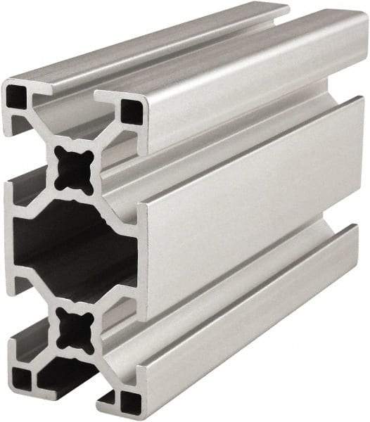 80/20 Inc. - 6 Meters Long x 30 mm Wide x 60 mm Deep, T-Slotted Aluminum Extrusion - Clear Anodized Finish - All Tool & Supply