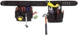 CLC - 29 to 46" Waist Apron - 20 Pocket, Black, Polyester - All Tool & Supply