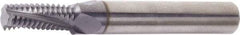 Vargus - M8x1 ISO, 5.9mm Cutting Diam, 3 Flute, Solid Carbide Helical Flute Thread Mill - Internal Thread, 16mm LOC, 57mm OAL, 6mm Shank Diam - All Tool & Supply