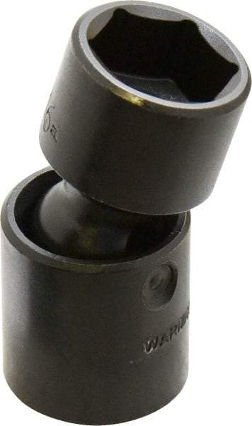 Proto - 1/2" Drive 15/16" Standard Universal Impact Socket - 6 Points, 2-29/32" OAL - All Tool & Supply