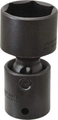 Proto - 1/2" Drive 1-1/4" Standard Universal Impact Socket - 6 Points, 3-13/64" OAL - All Tool & Supply