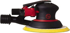 Chicago Pneumatic - 12,000 OPM, 16 CFM Air Consumption, 90 psi Air Pressure, Palm Air Orbital Sander - Round Pad, Hook & Loop Backing, 1/4" Inlet - All Tool & Supply