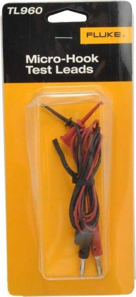 Fluke - Red/Black Electrical Test Equipment Leads Set - Use with All Models - All Tool & Supply