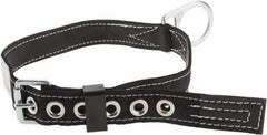 Miller - Size M, 35 to 43 Inch Waist, 1-3/4 Inch Wide, Single D Ring Style Body Belt - Nylon Webbing, Tongue Buckle Connection - All Tool & Supply