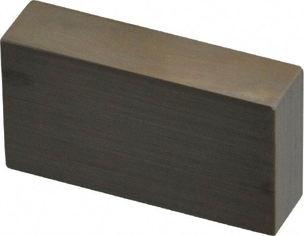 Mitutoyo - 0.75" Rectangular Steel Gage Block - Accuracy Grade 0, Includes Certificate of Inspection - All Tool & Supply