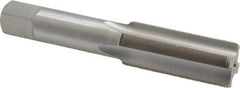 Interstate - 13/16-27 UNS 3B 4 Flute Bright Finish High Speed Steel Straight Flute Standard Hand Tap - Bottoming, Right Hand Thread, 4-15/32" OAL, 2" Thread Length, H4 Limit, Oversize - Exact Industrial Supply