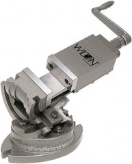 Wilton - 5" Jaw Width, 5" Jaw Opening Capacity, Angle Swivel Machine Vise - Manual Operation, 1 Station, 17-1/2" Long x 12" High x 1-3/4" Deep - All Tool & Supply