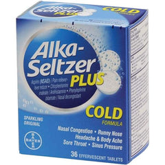 Medique - Original Flavor Alka Seltzer Tablets - Cold & Allergy Relief - All Tool & Supply