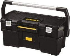 DeWALT - 4 Compartment Tool Case - 26-1/8" Wide x 12-5/8" Deep x 11-7/64" High, Metal/Resin/Plastic, Black - All Tool & Supply