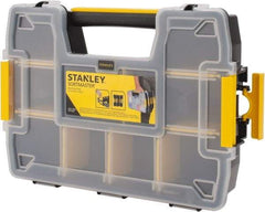 Stanley - 11-39/64" Wide x 2-15/64" High x 8-39/64" Deep, SortMaster Light - Plastic Frame, 10 Compartments - All Tool & Supply