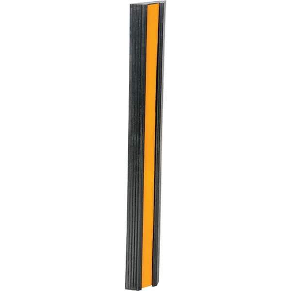 Vestil - 36" Long x 5-1/8" Wide x 1-3/8" High, Bumper Stop - Yellow & Black - All Tool & Supply