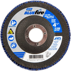 ‎4-1/2″ × 7/8″ 80 Grit Type 29 BlueFire Flap Disc - All Tool & Supply