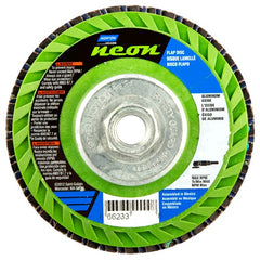 ‎4-1/2 × 5/8 - 11″ Gemini Plastic Flat Flap Disc Type 27 P40 Grit R766 Zirconia Alumina - All Tool & Supply