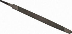 Value Collection - 6" Long, Taper American-Pattern File - Single Cut, 0.31" Overall Thickness, Tang - All Tool & Supply