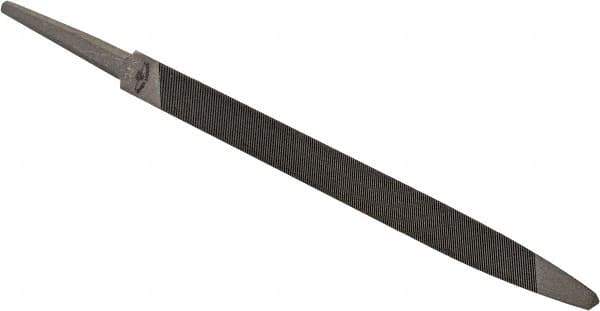 Value Collection - 5" Long, Taper American-Pattern File - Single Cut, 1/4" Overall Thickness, Tang - All Tool & Supply