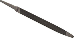 Value Collection - 5" Long, Taper American-Pattern File - Single Cut, 1/4" Overall Thickness, Tang - All Tool & Supply