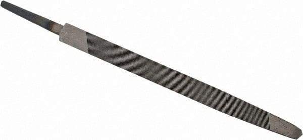 Value Collection - 4" Long, Taper American-Pattern File - Single Cut, 0.21" Overall Thickness, Tang - All Tool & Supply