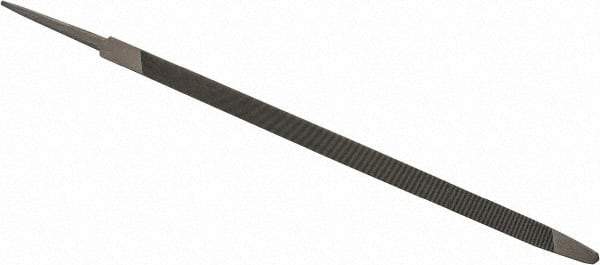 Value Collection - 9-3/4" Long, Taper American-Pattern File - Single Cut, 0.33" Overall Thickness, Tang - All Tool & Supply