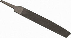 Value Collection - 5.3" Long, Second Cut, Knife American-Pattern File - Double Cut, 0.11" Overall Thickness, Tang - All Tool & Supply