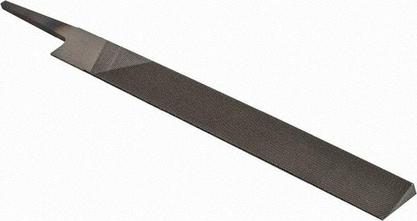 Value Collection - 7.61" Long, Smooth Cut, Knife American-Pattern File - Double Cut, 0.18" Overall Thickness, Tang - All Tool & Supply