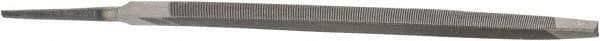 Value Collection - 6.44" Long, Taper American-Pattern File - Single Cut, 1/4" Overall Thickness, Tang - All Tool & Supply