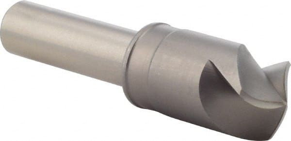 M.A. Ford - 3/4" Head Diam, 1/2" Shank Diam, 3 Flute 120° High Speed Steel Countersink - All Tool & Supply